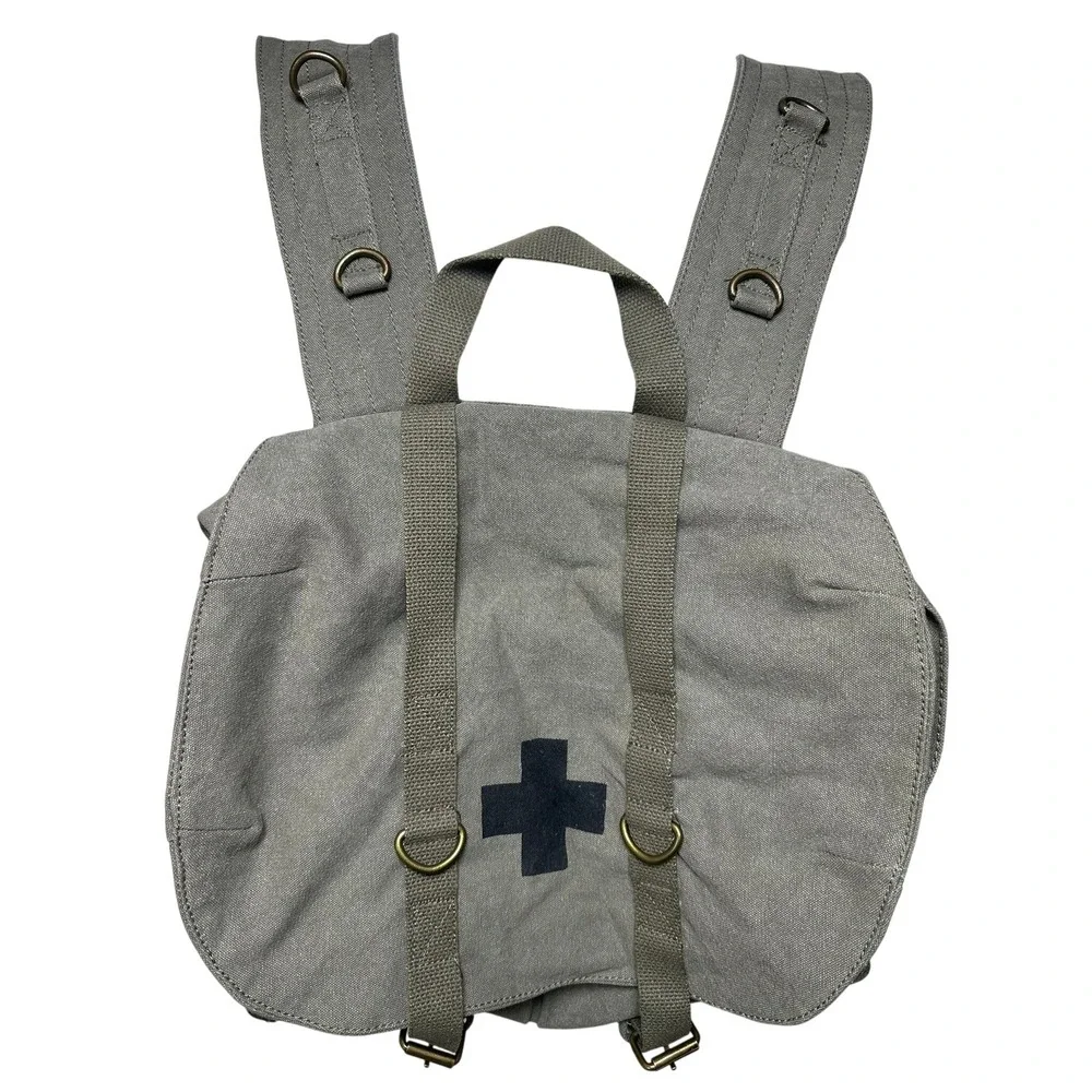 Rothco Backpack Unisex Large Grey Medic Bag Canvas Military Style Rucksack